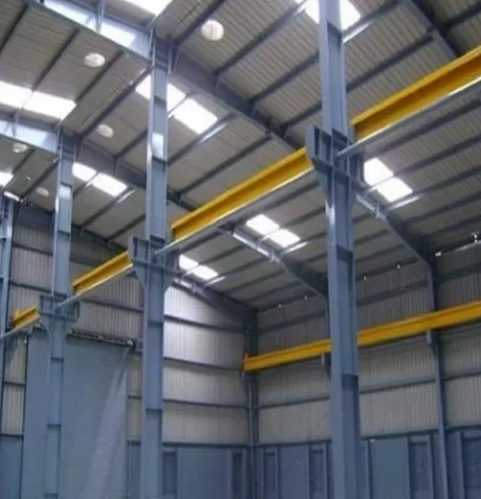 Color Coated Steel Shed Fabrication